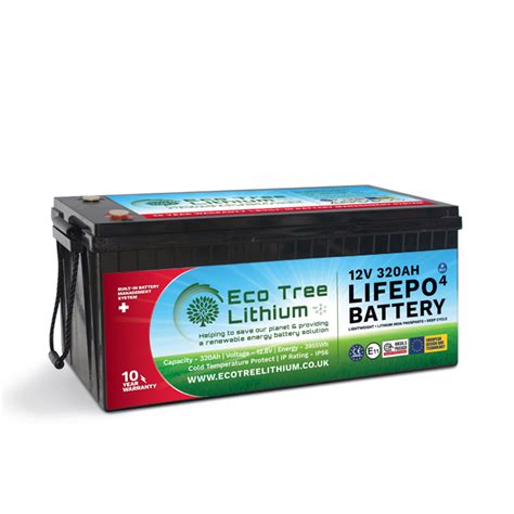 V Ah Lithium Leisure Battery Lifepo Eco Tree Lithium Lifepo