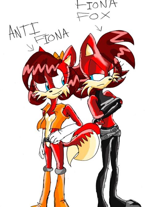 Anti Fiona Fox And Fiona Fox Sonic The Hedgehog Know Your Meme