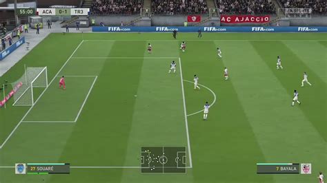 AC Ajaccio ESTAC Troyes sur FIFA 20 résumé et buts L2 37e