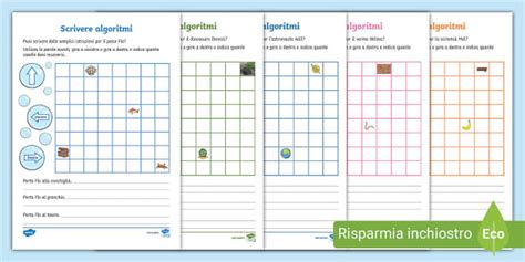 Scrivere Algoritmi Attivit Di Coding Twinkl