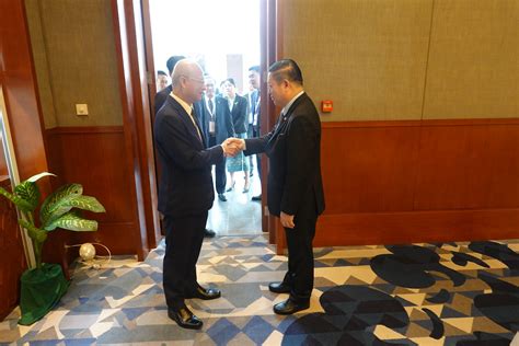 Secretary General Of Asean Meets Minister Of Public Works And Transport