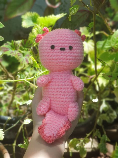 Lottie Axolotl Amigurumi Crochet Pattern Etsy