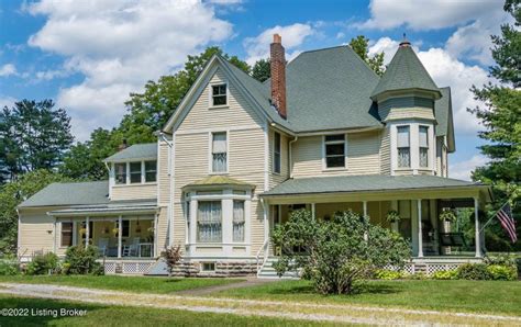 Circa 1897 Victorian Farmhouse For Sale W Garage And Outbuildings On 3