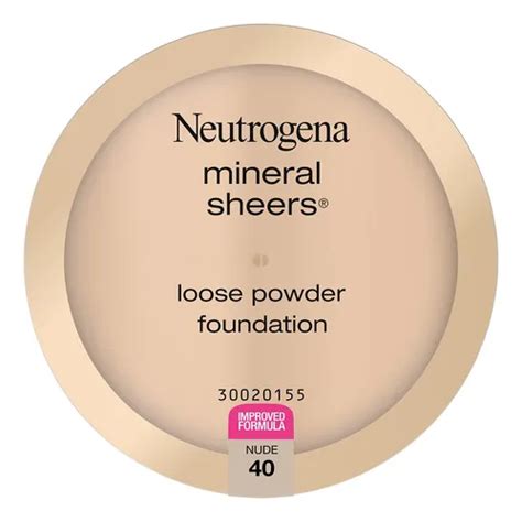Neutrogena Polvo Mineral Sheers Loose 40 Nude Cuotas sin interés