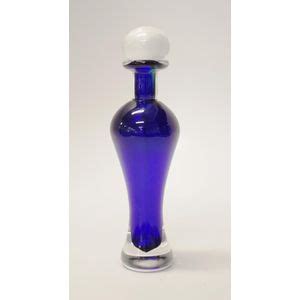 Kylie Neilson 1995 Deep Blue Art Glass Perfume Bottle - Scent Bottles ...