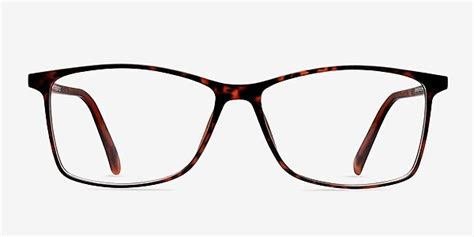 Citizen Rectangle Matte Tortoise Glasses For Women Eyebuydirect