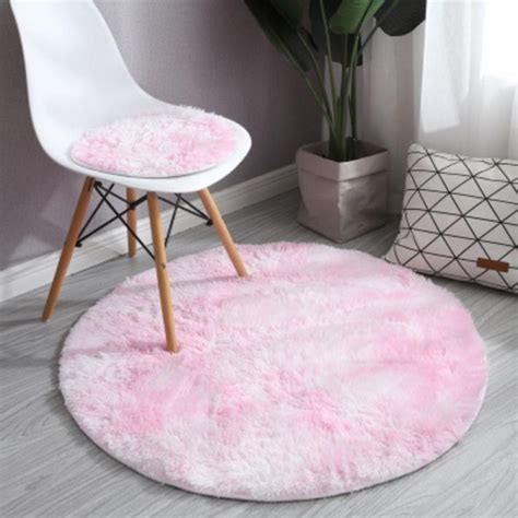 Big Clearancesoft Round Area Rugs For Girls Room Fluffy Circle Rugs