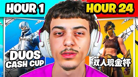 I Played Duo Cash Cups For 24 HOURS STRAIGHT YouTube