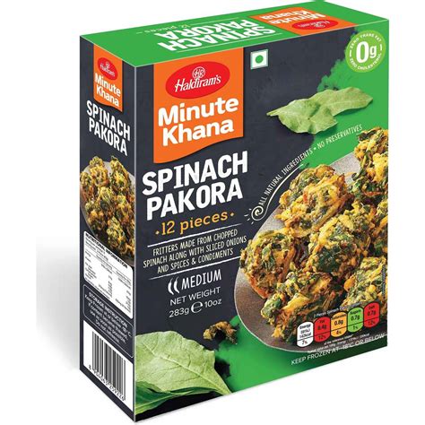 Haldirams Spinach Pakora 283g 12pcs Apna Bazar