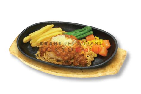 SPAGHETTI HAMBURGER W MEAT SAUCE Tokyo Deli Sushi