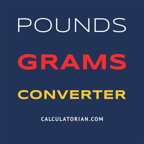 Convert From Pounds To Grams