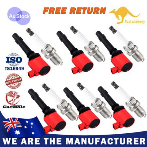 X Iridium Spark Plugs And X Ignition Coils Kit For Ford L Falcon