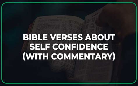 25 Bible Verses About Self Confidence With Commentary Scripture Savvy