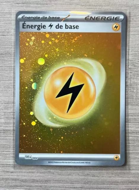 CARTE POKÉMON ENERGIE Electrique 004 Foil Reverse EV3 5 MEW 151 NEUF FR