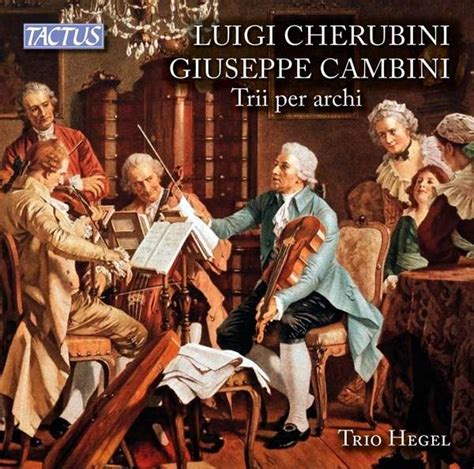 Giuseppe Maria Cambini Streichtrios Op Nr Cd Jpc