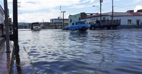 Inundaciones En Santiago De Cuba Tras Intensas Lluvias