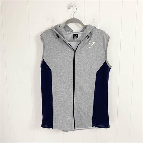 Gymshark Hooded Vests Mercari