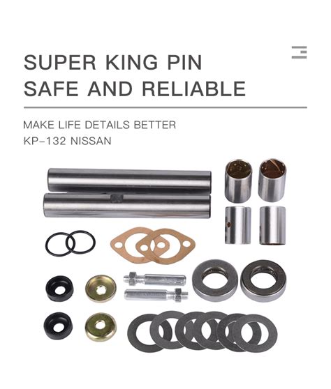 King Pin Kit Kp 132 25172mm High Quality King Pin Kit Kp 132 25172mm