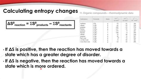 1533 Calculate The Standard Entropy Change For A Reaction Hl Youtube