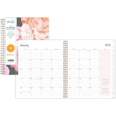 Blue Sky 2021 Monthly Planner, 8" x 10", Joselyn - Walmart.com - Walmart.com