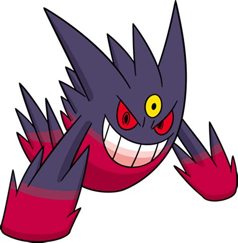 Gengar Character Ghost Pokémon Spooky Creature Transparent