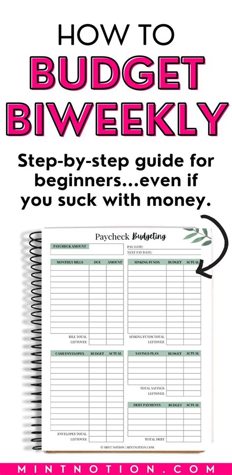 How To Budget Biweekly Paychecks Step By Step Guide Budgeting