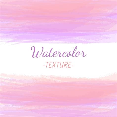 Fondo De Textura Acuarela Pastel Vector Premium