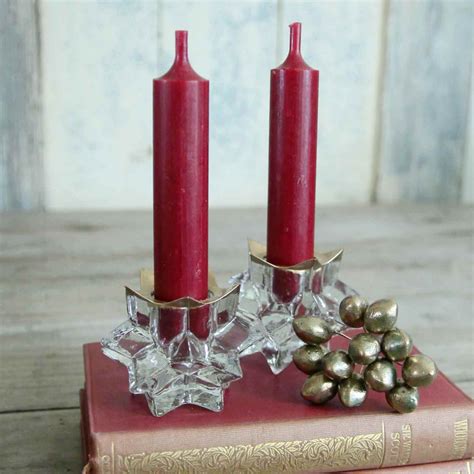 Glass Star Candle Holder Closet And Botts