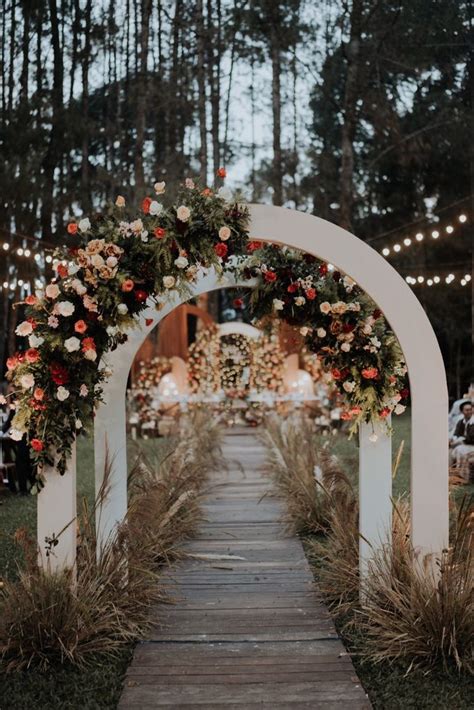 Outdoor Wedding Entrance Decor By Elior Design