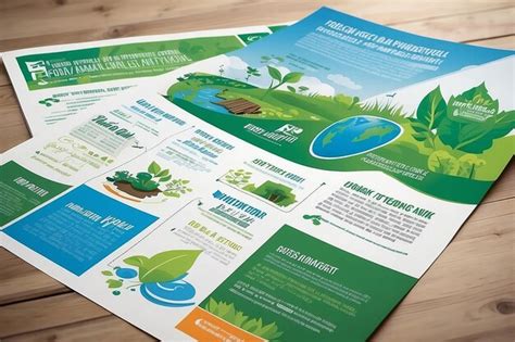 Premium Photo Environmental Awareness Flyer