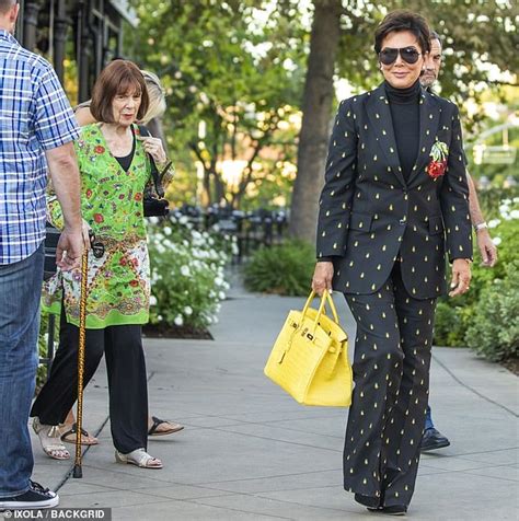 Kris Jenner 63 Takes Her Beautiful Mom Mary Jo Campbell 85 Out To