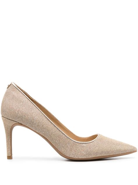 Michael Michael Kors Alina Flex 80mm Pointed Toe Pumps Neutrals