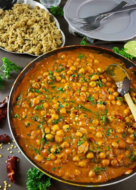 Easy Chickpea And Spinach Curry Healthy Recipes With A Savory Spin