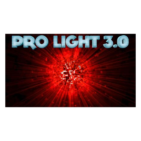 Pro Light 3.0 Red Single (Gimmicks and Online Instructions) by Marc ...