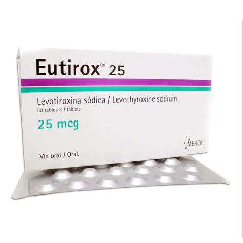 Eutirox 25mcg X 50 Tabletas Siman El Salvador