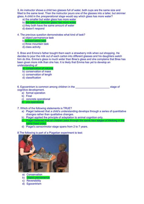 Lifespan Psychology Study Guide