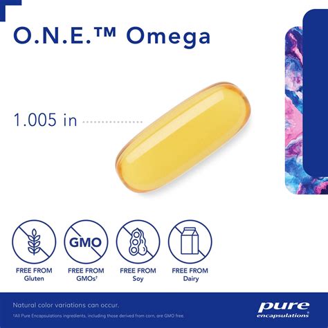 Pure Encapsulations O N E Omega Soft Gel Capsules Free 2 To 4 Day Delivery