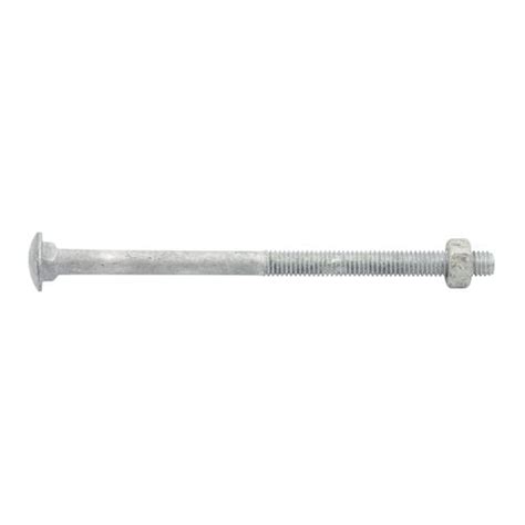 Zenith M6 X 100mm Hot Dipped Galvanised Cup Head Bolt And Nut