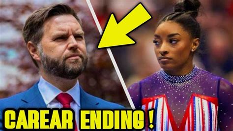 Jd Vance Digs Own Grave After Saying This About Simone Biles Youtube