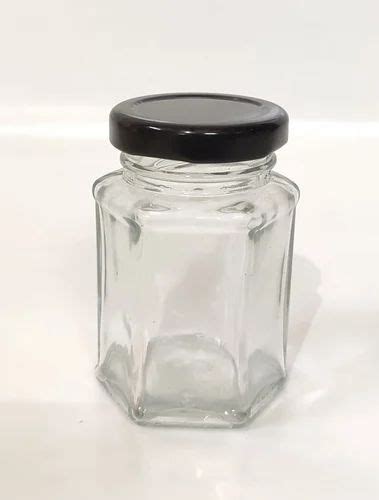 250ml Hexagonal Glass Jar For Dry Fruits Storage At 12 50 Piece In