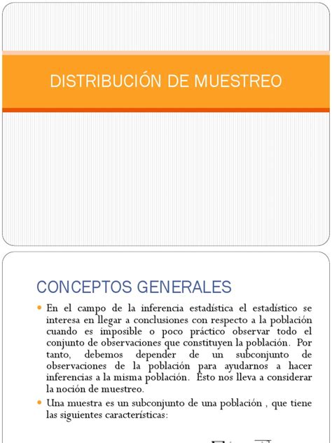 PDF Distribución de Muestreo DOKUMEN TIPS