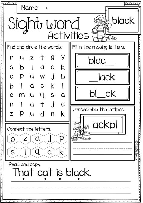 Is Sight Word Worksheet Free Printable Worksheets