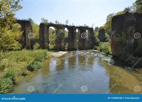 Greece Epirus Roman Aqueduct Stock Photo Image Of Greece