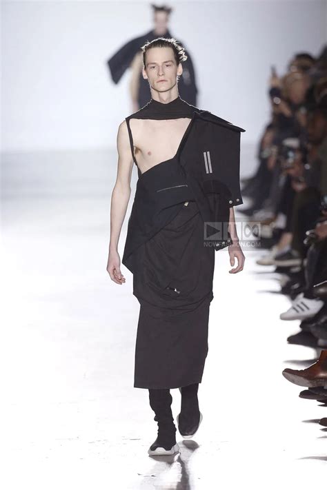 Rick Owens Menswear Fashion Show Collection Fall Winter 2015 Presented