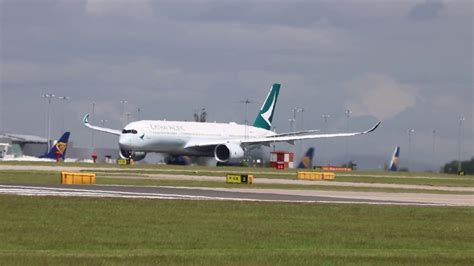 All New Cathay Pacific Cx B Lro Airbus A First Visit Takeoff