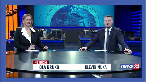 15 Janar 2024 Edicioni I Lajmeve Ne News24 Ne Studio Ola Bruko Klevin