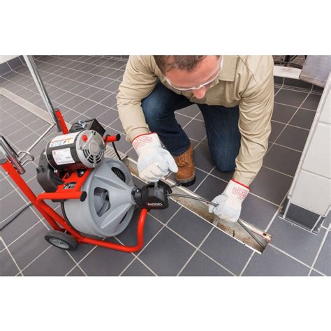 Ridgid K 400 AF With C 32 IW Stasatrice K 400 AUTOFEED Con Guanti Per