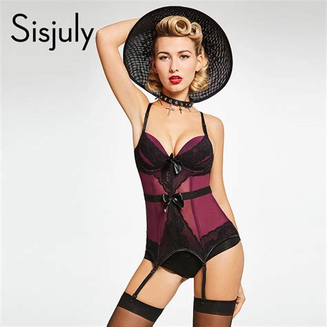 Aliexpress Buy Sisjuly Women Corsets And Bustiers Lace Up Plain