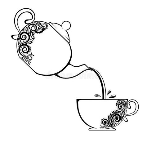 Pin By Yadav Jaya On Creative Sketches Teapot Drawing Tea Cup