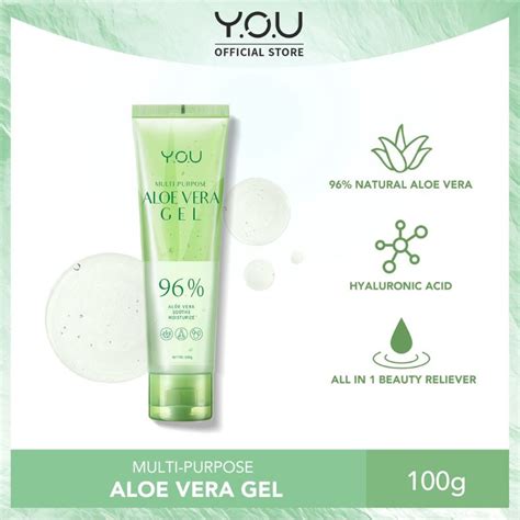 Jual YOU Y O U MULTI PURPOSE ALOE VERA GEL 100G Shopee Indonesia